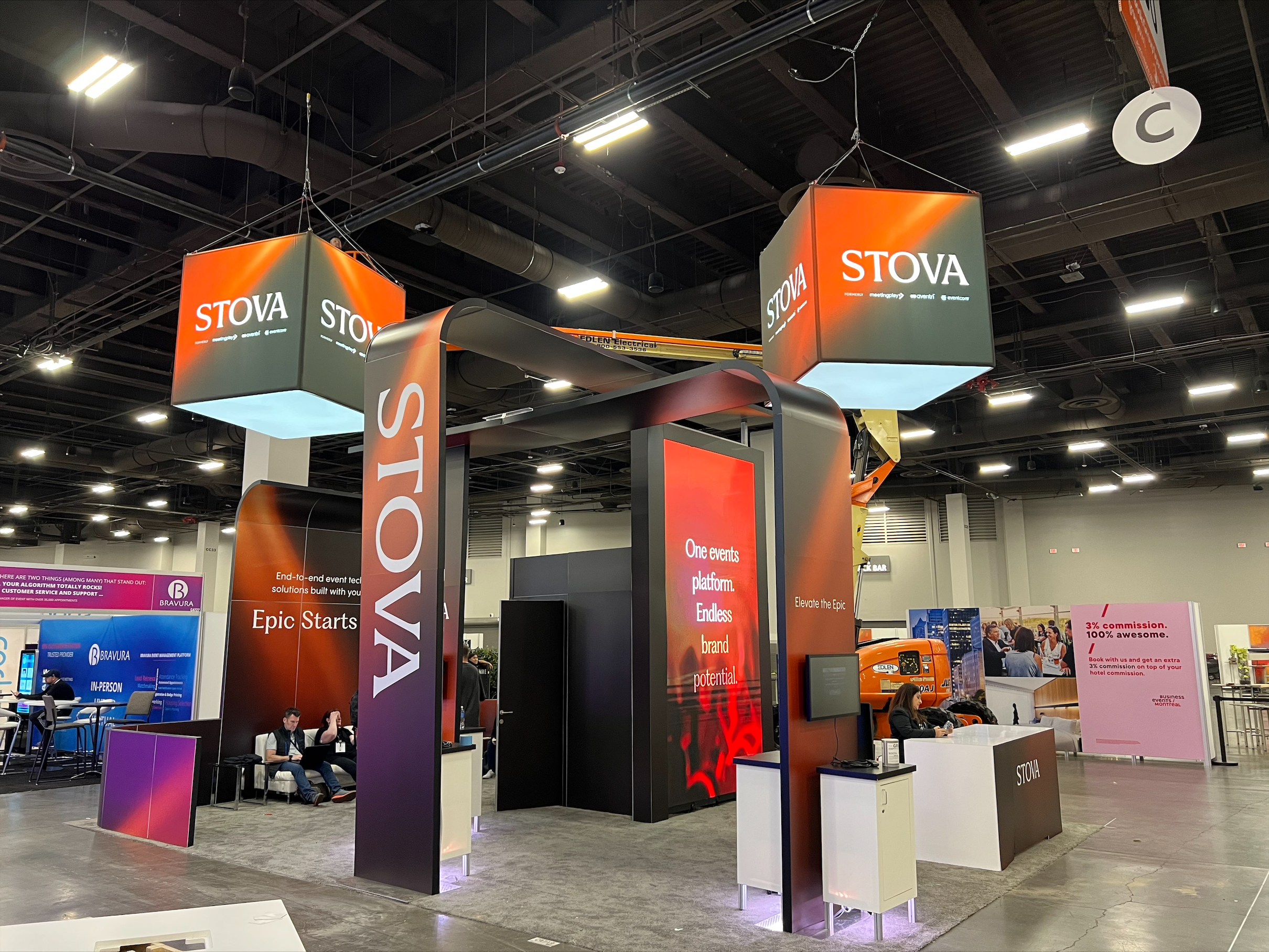 Stova booth at IMEX America 2022